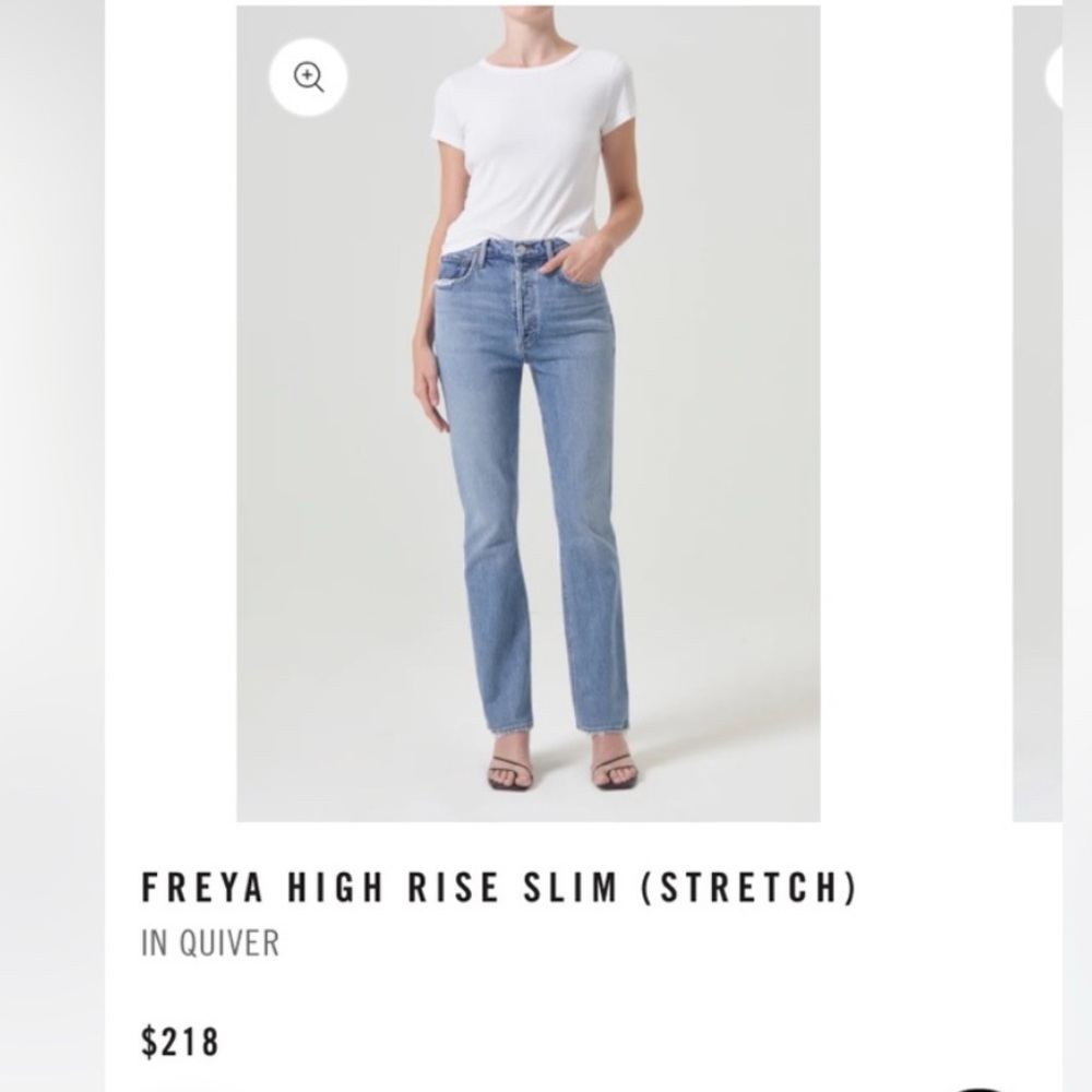 AGOLDE High rise Slim Jeans